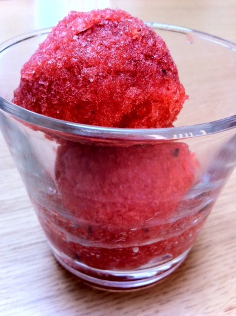 granité Fraises Basilic