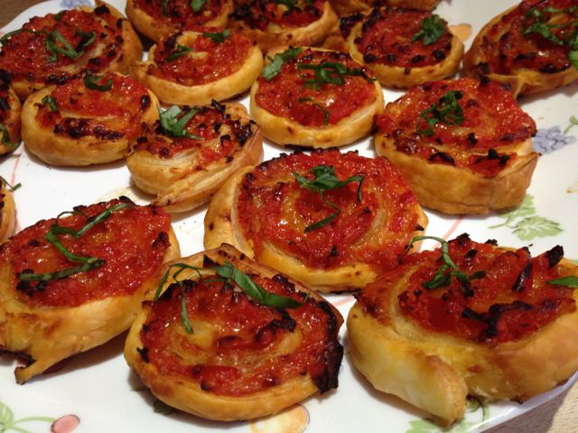 Feuilletés Poivron Tomate
