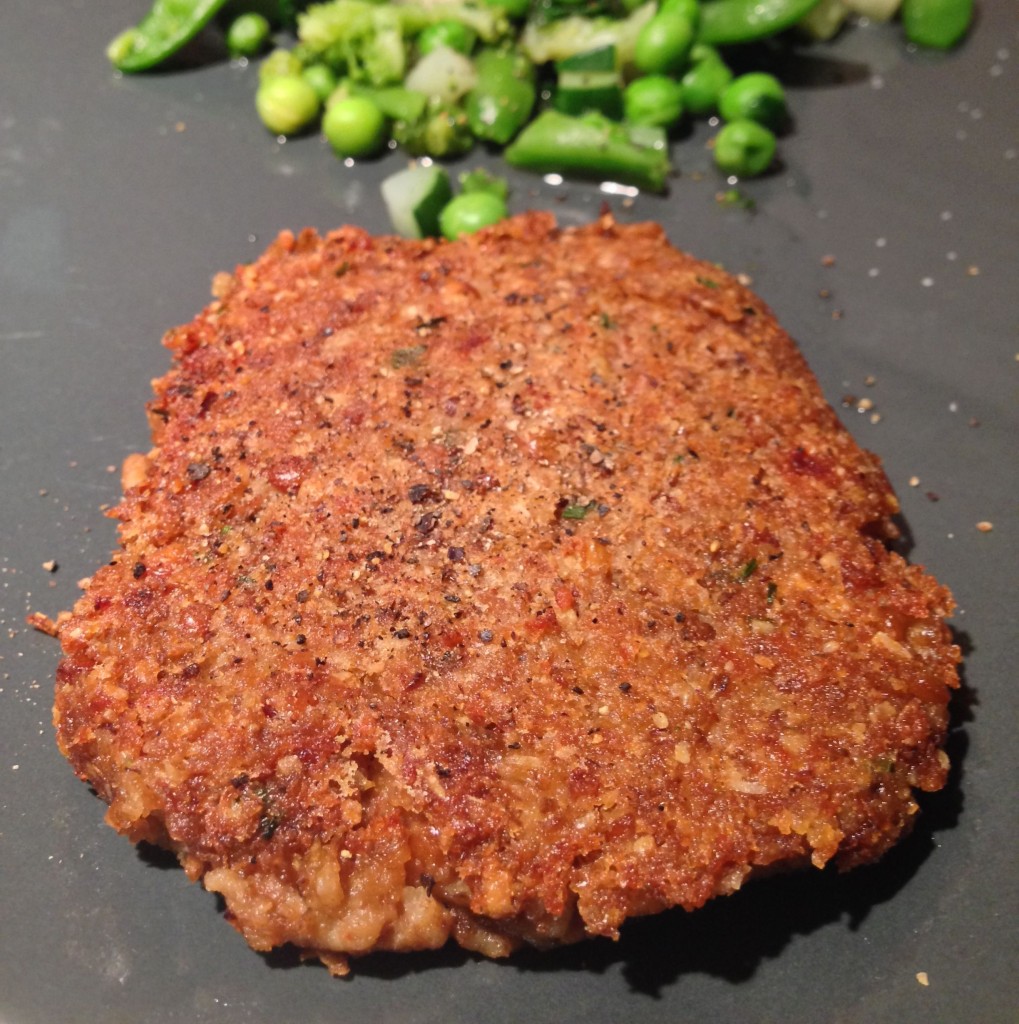 Steak de lentilles à l'oriental