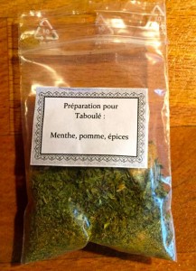 epices taboulé veganbox