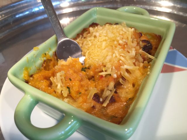 Gratin de Potimarron au Shitakés