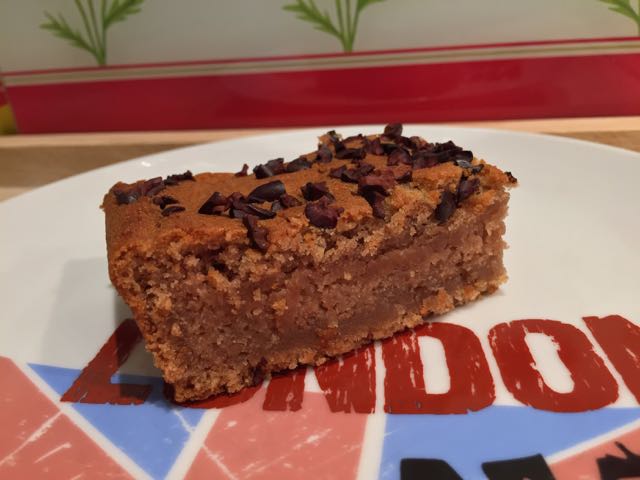 Gâteau à la crème de Marron et à la Caroube (végétal)