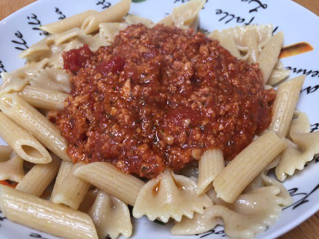 Pâtes Sauce Bolognaise Végétale