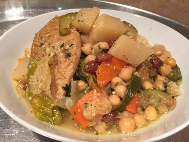 Couscous végétal aux protéines de soja