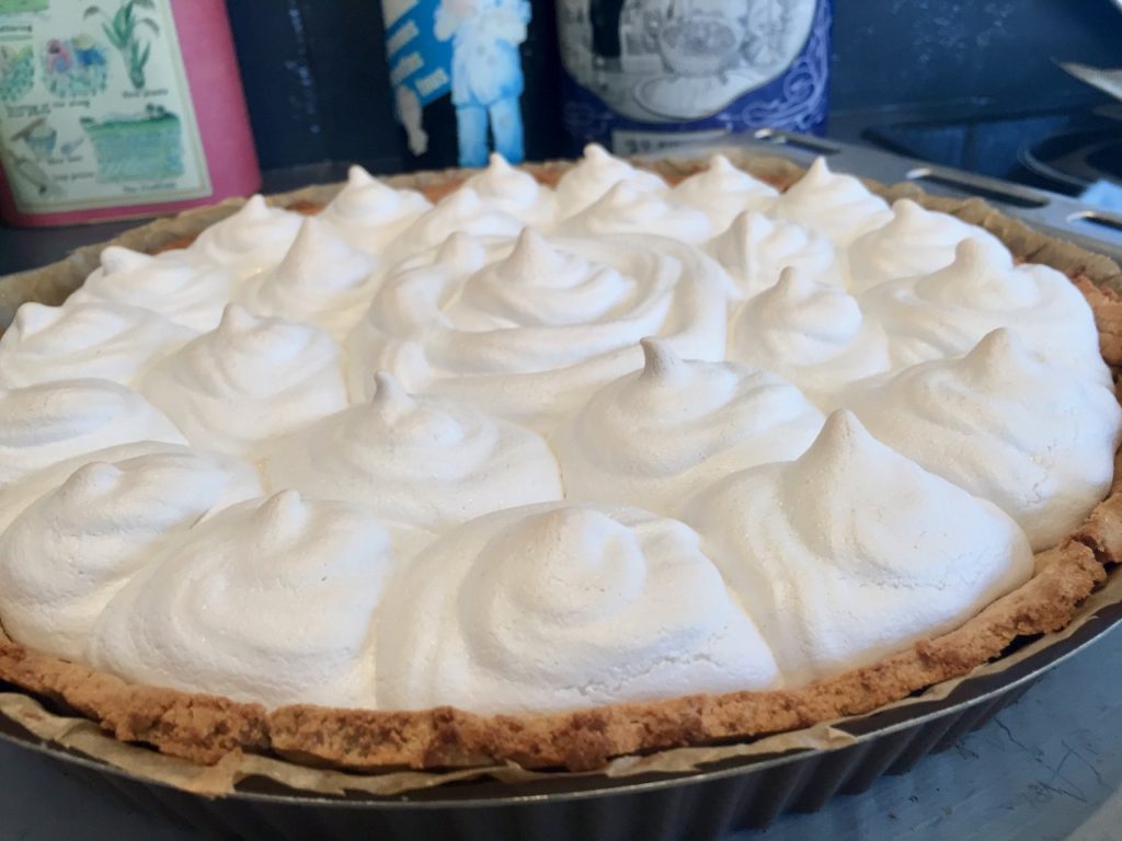 Tarte au citron meringuée végétale et sans gluten