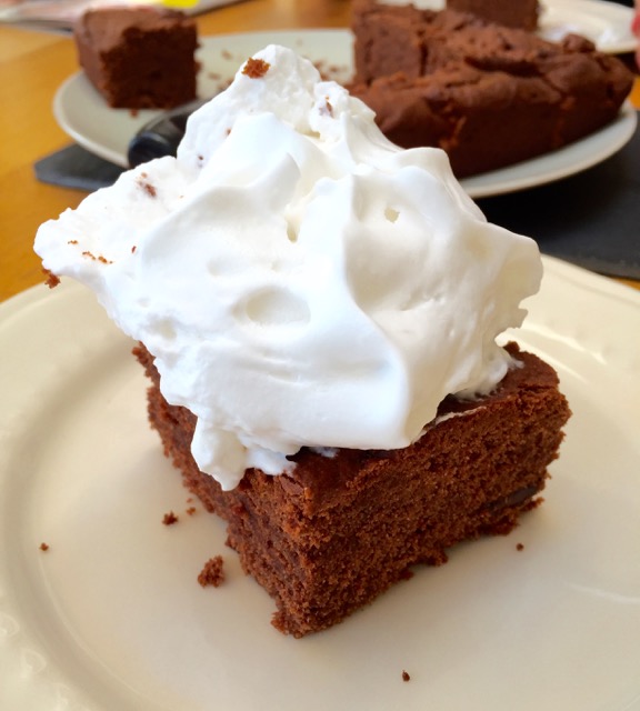 Gâteau banane chocolat et chantilly de coco (Végétal et sans gluten)