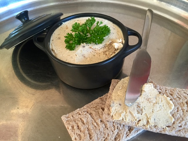 Terrine de Shitakés au poivre