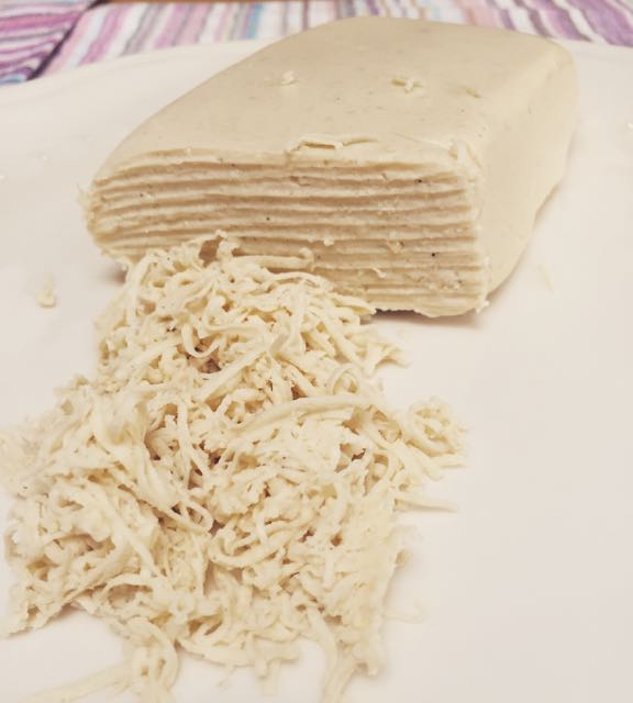 Fromage végétal à râper