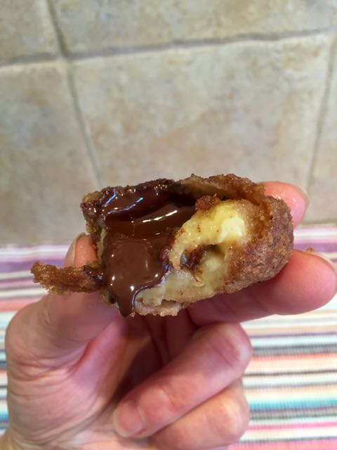 beignets banane chocolat interieur - 1