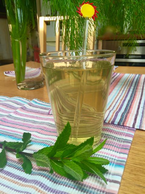 Sirop de menthe verre - 1