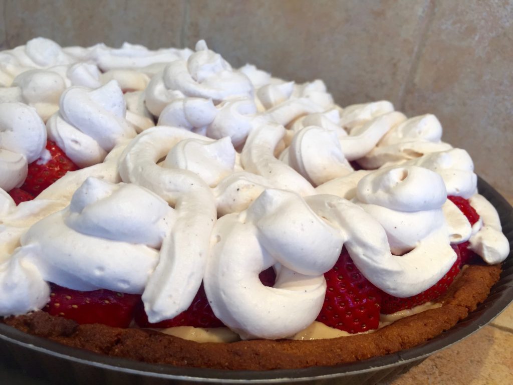 Tarte aux fraises chantilly coco - 1