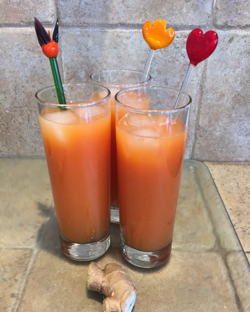 Jus vitaminé à l'extracteur