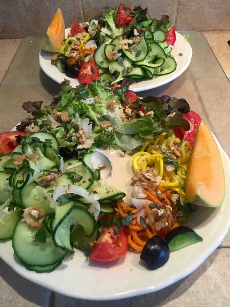 salade sauce cacahuète - 1
