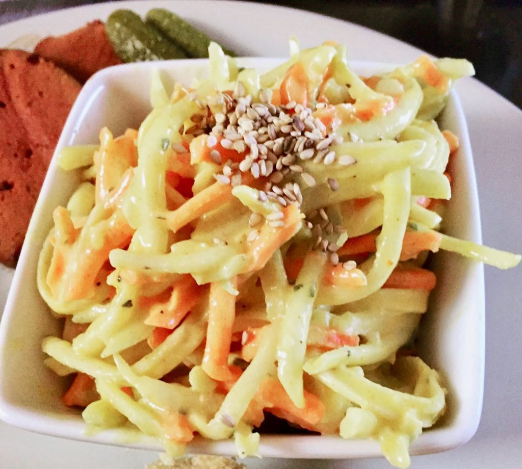 Chou Rave rémoulade au Curry